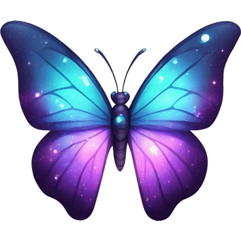 Shiny Nebula Gem Butterfly emoji