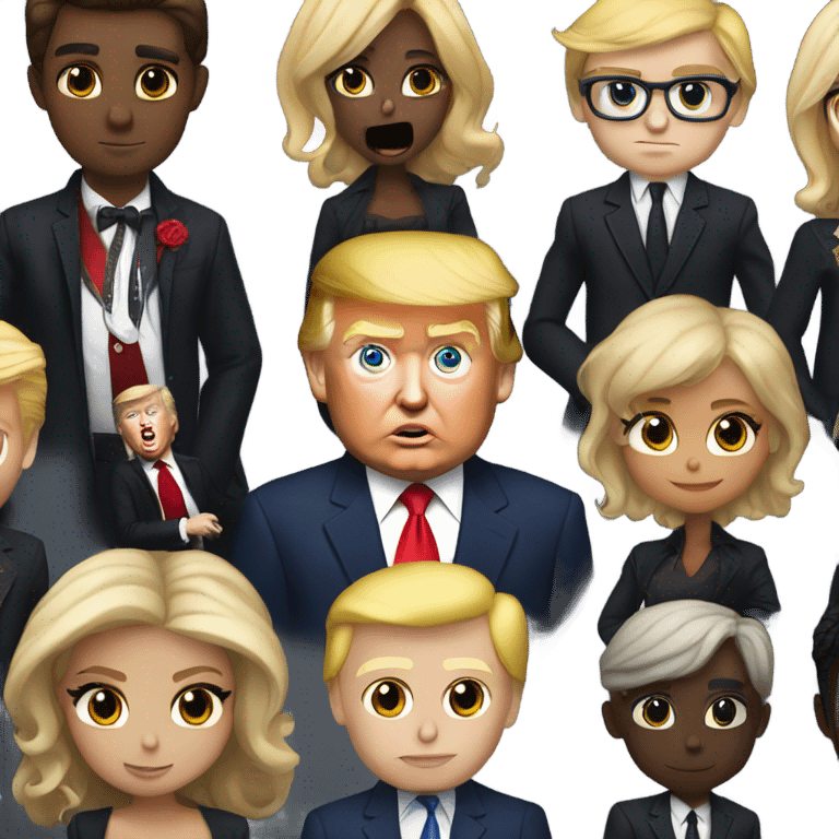 Donald Trump is vampire diaries emoji