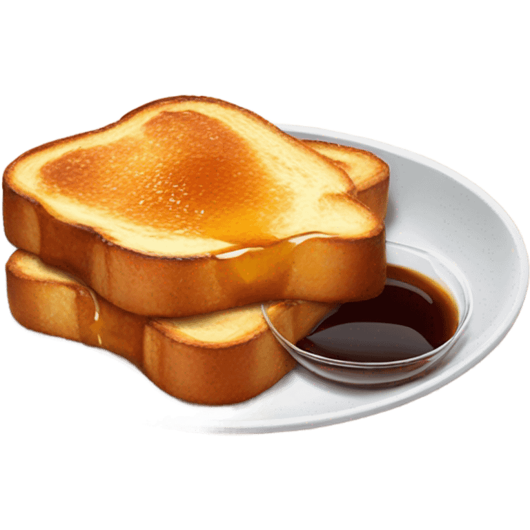 french toast with syrup emoji