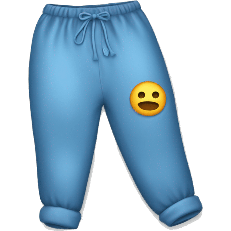 blue pajama emoji