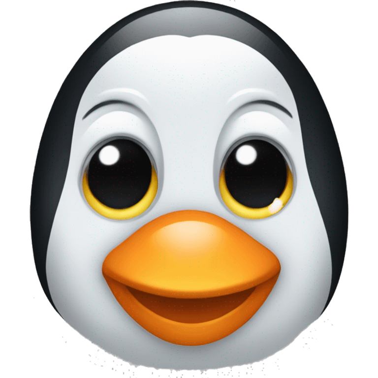 Cute penguin emoji