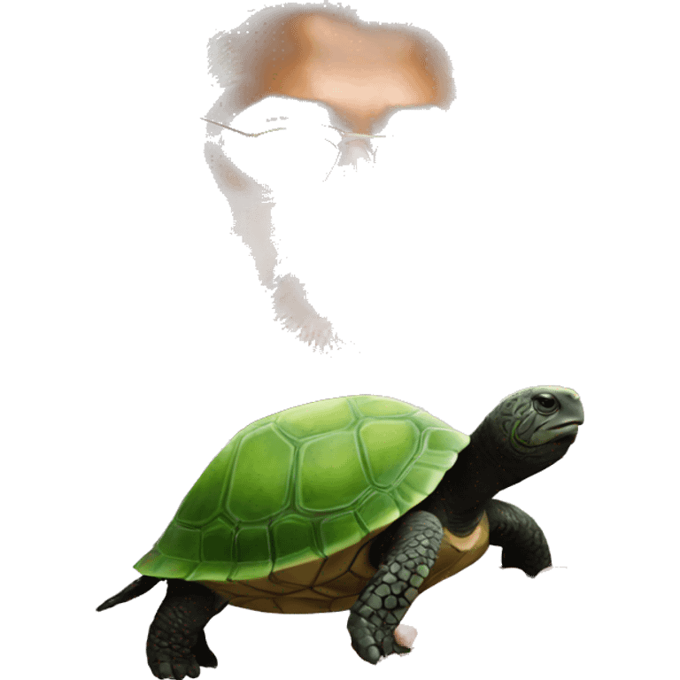 actor ajith with turtle shell emoji