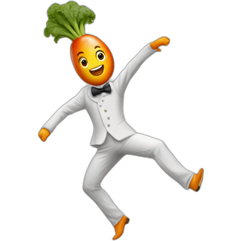 Une carotte qui danse emoji