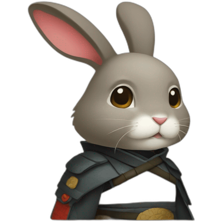 samourai rabbit emoji