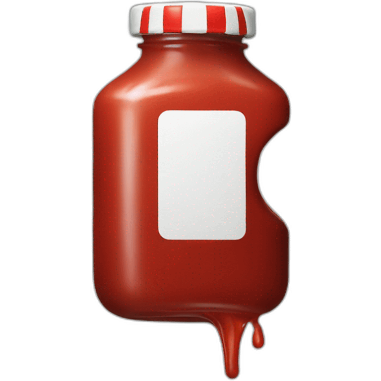 ketchup bottle emoji