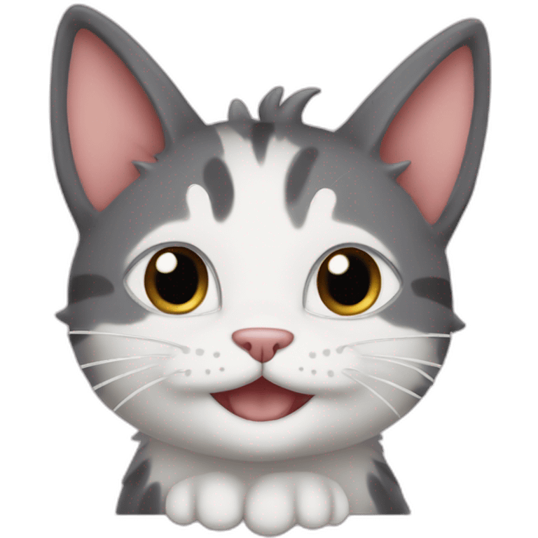 Happy fairy Tail cat emoji