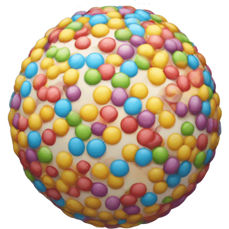 a spherical lollypop emoji