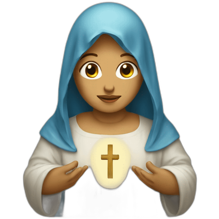 Virgin Mary emoji