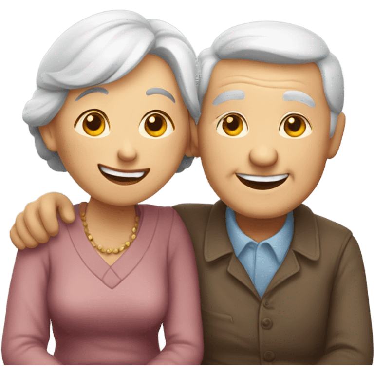 old couple emoji