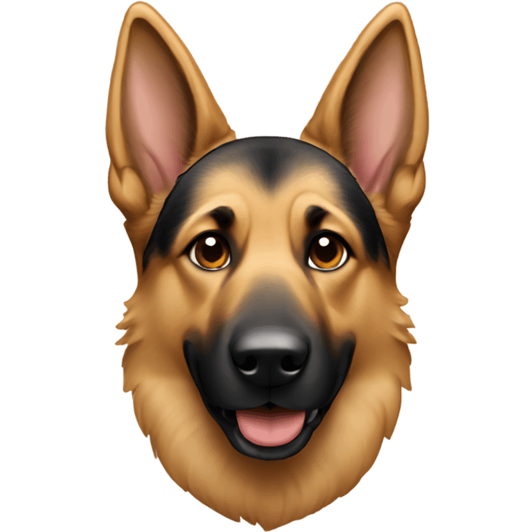 german shepard with airpods on emoji