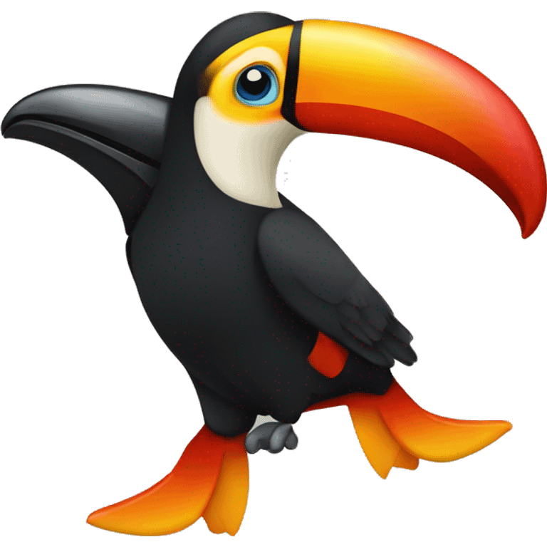 toco toucan floating emoji