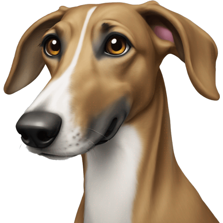 Sighthound black  emoji