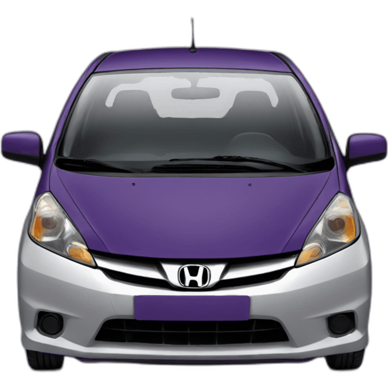 dark purple Honda Fit emoji