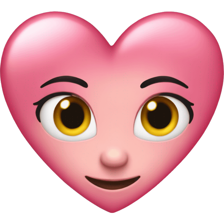 A pink heart emoji