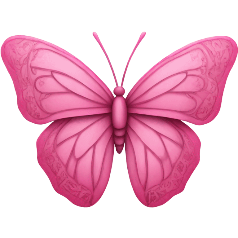 pink butterfly  emoji