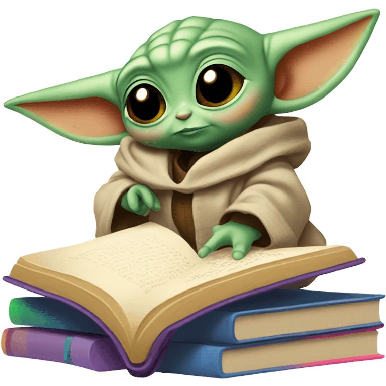 baby yoda books emoji