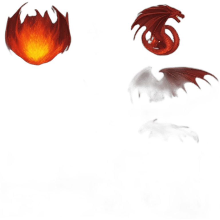 Fire and blood emoji