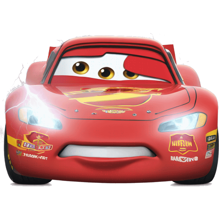 Lightning McQueen smirking  emoji