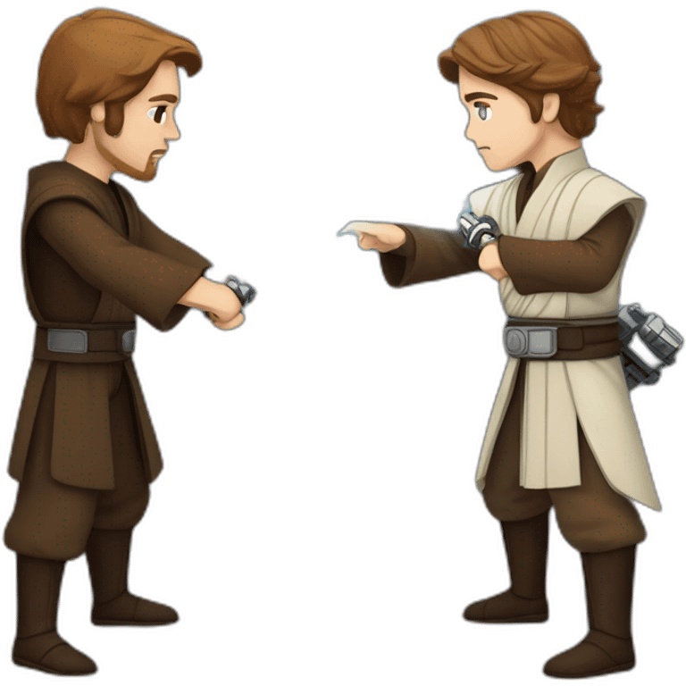 Anakin vs obi-wan battle emoji