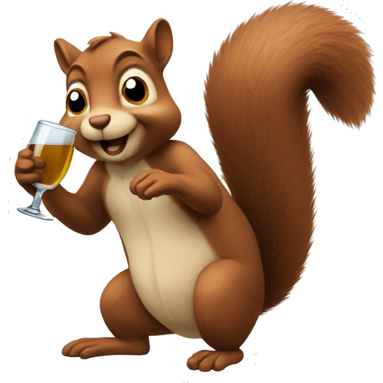 drunk squirrel emoji