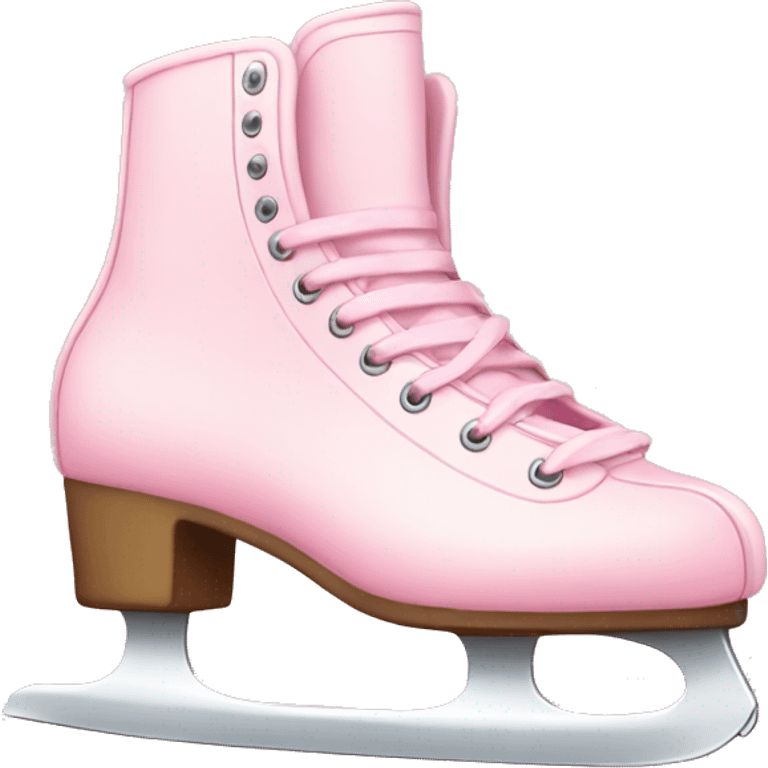 pastel pink ice skates emoji