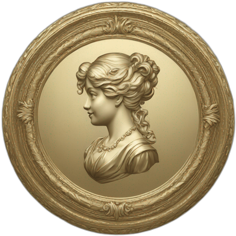 Victorian era medallion emoji