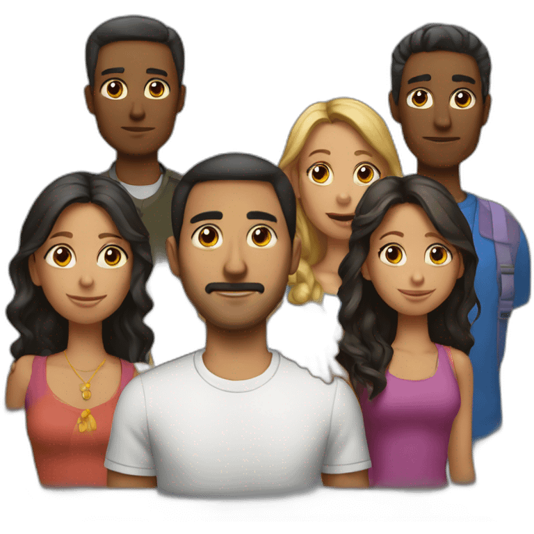 familia 5 integrantes emoji