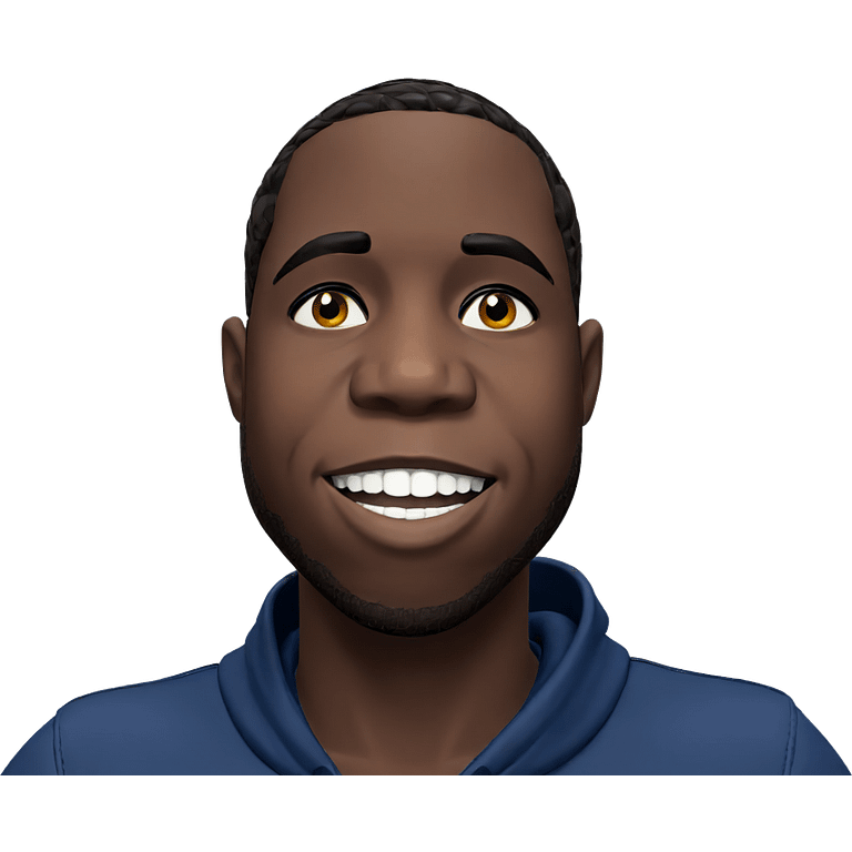 smiling dark-skinned boy portrait emoji