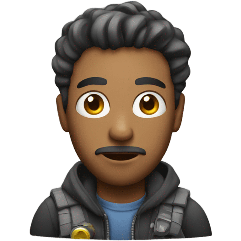 Man playing on video game  emoji