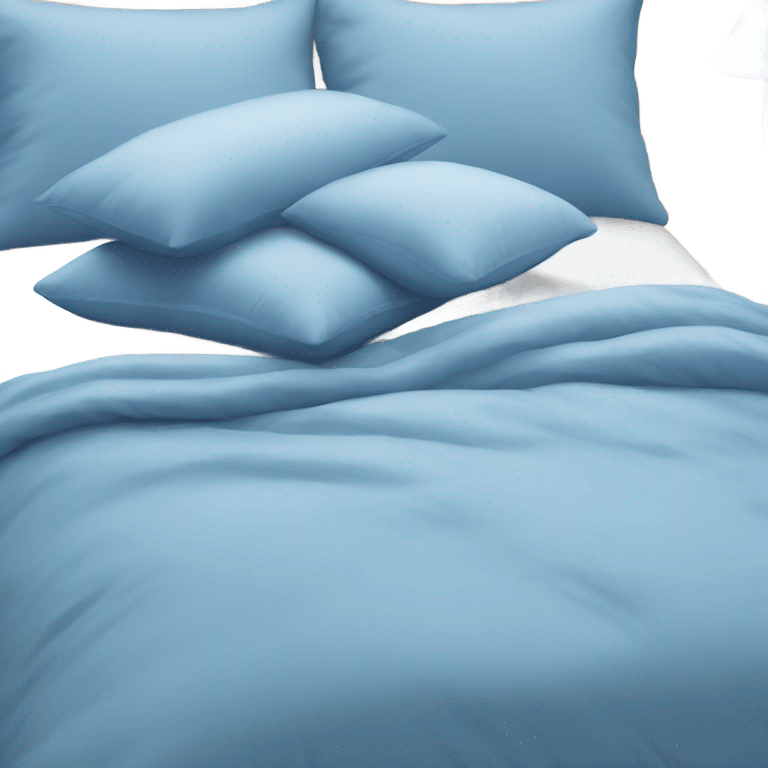 blue bed emoji