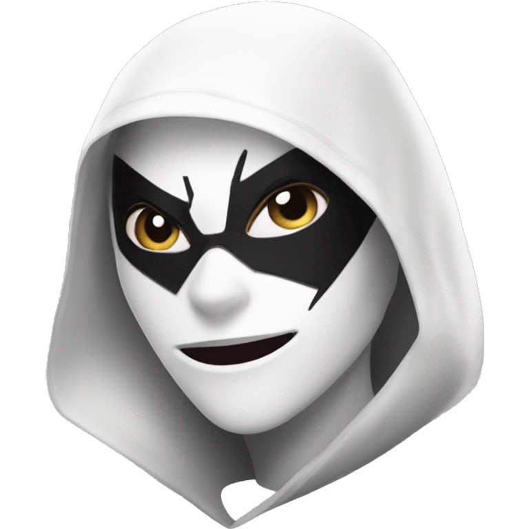 Spider Gwen in mask face emoji