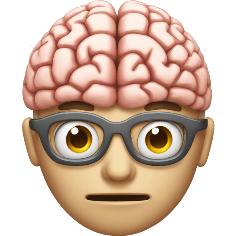 brain face emoji