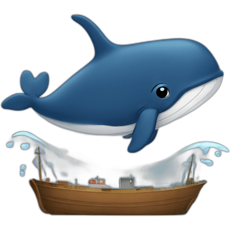 The Docker's whale emoji