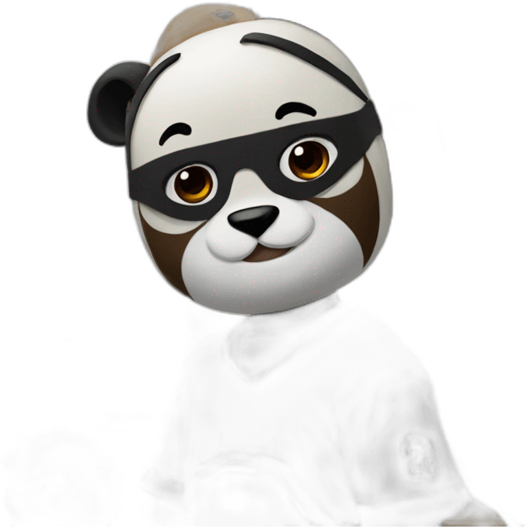 Lebron james panda cosplay emoji