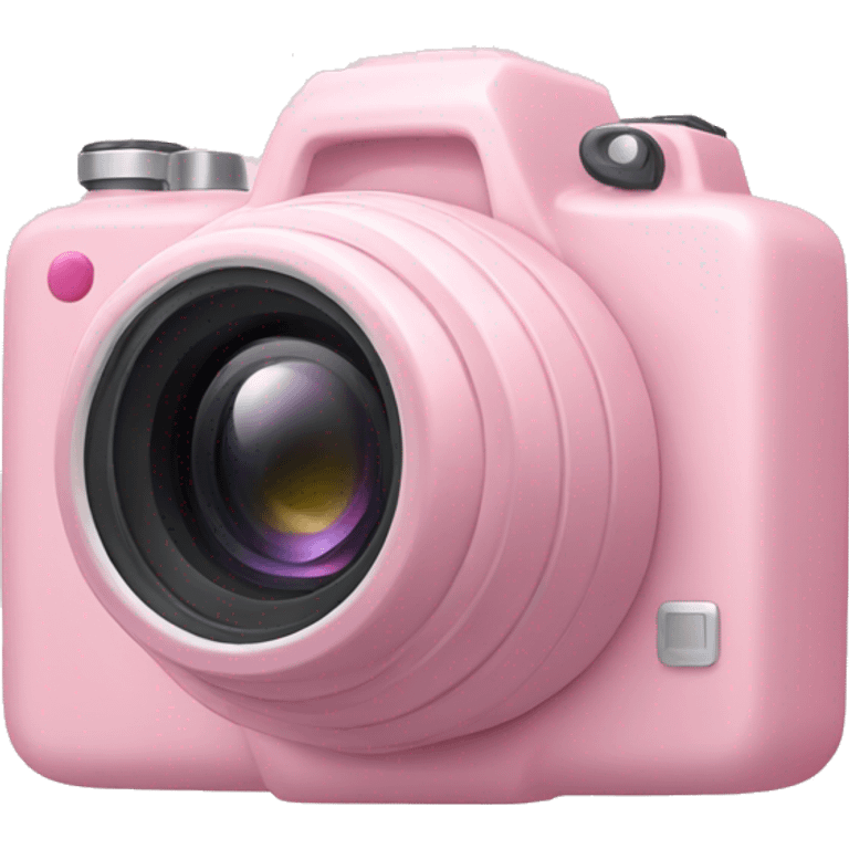 Light pink camera emoji