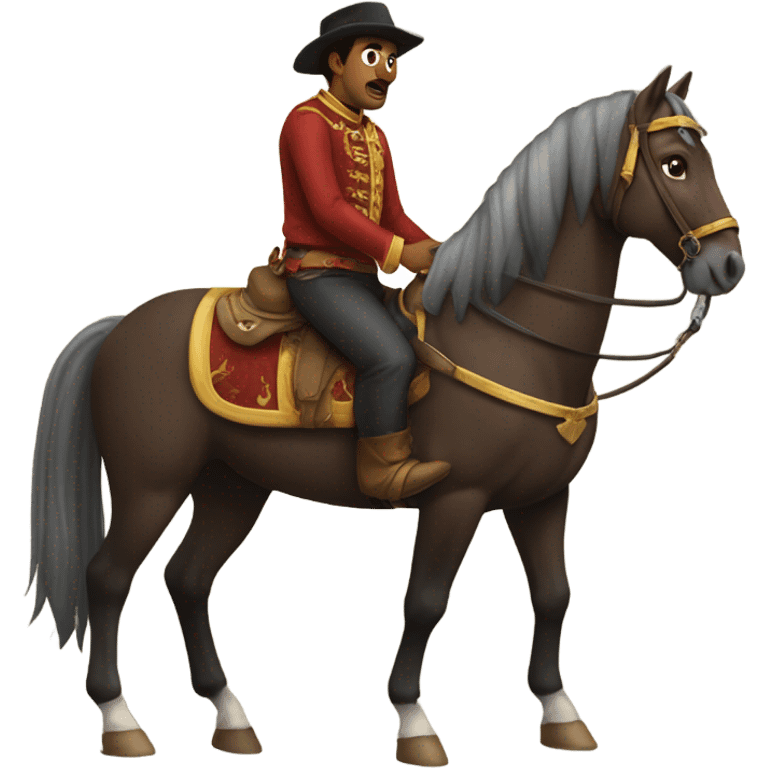 melchor a caballo emoji