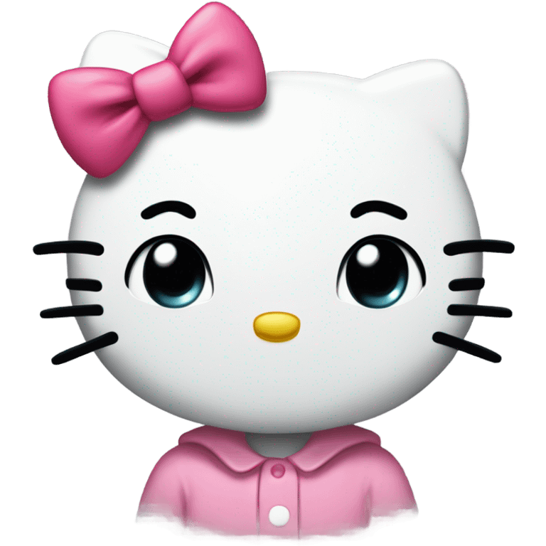 Hello kitty crying emoji