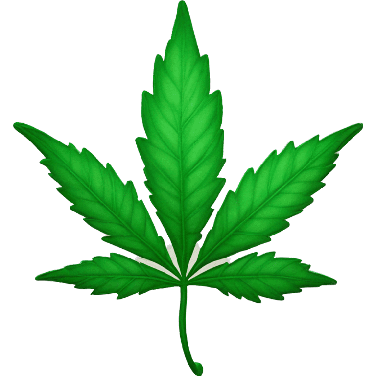 Weed leaf emoji