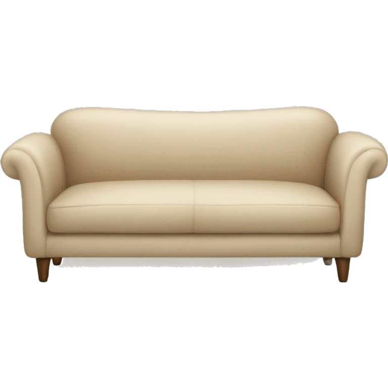 Beige stylish sofa emoji