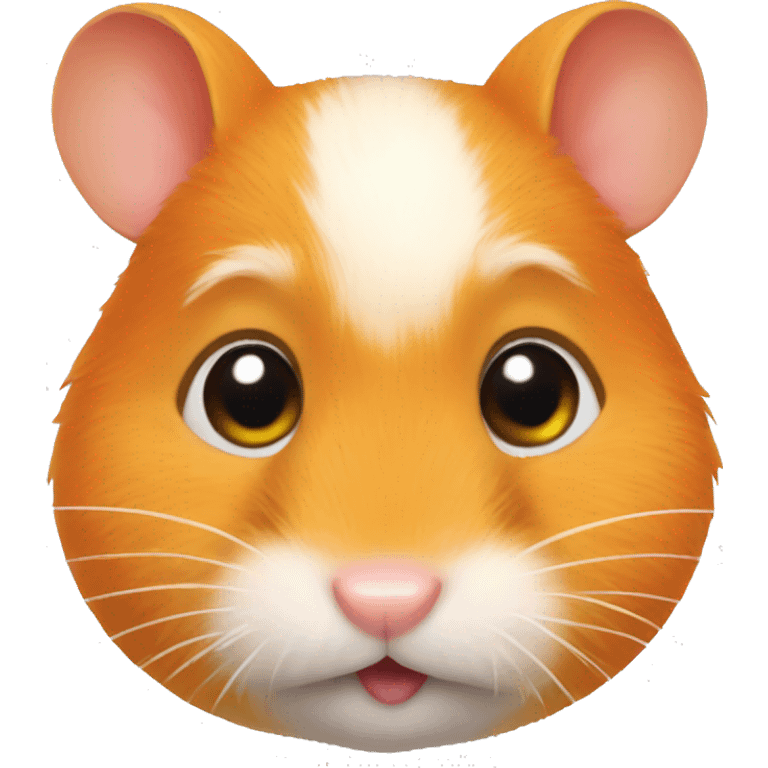 Orange hamster emoji