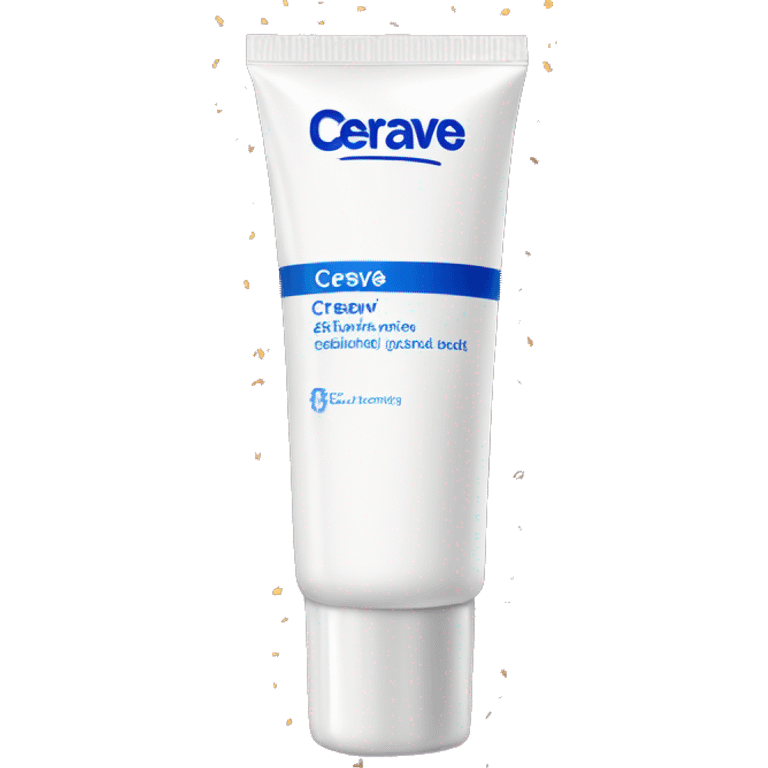 eye cream bottle with label cerave style  emoji