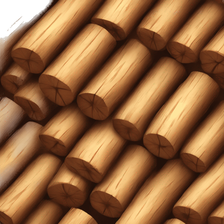 wood logs emoji