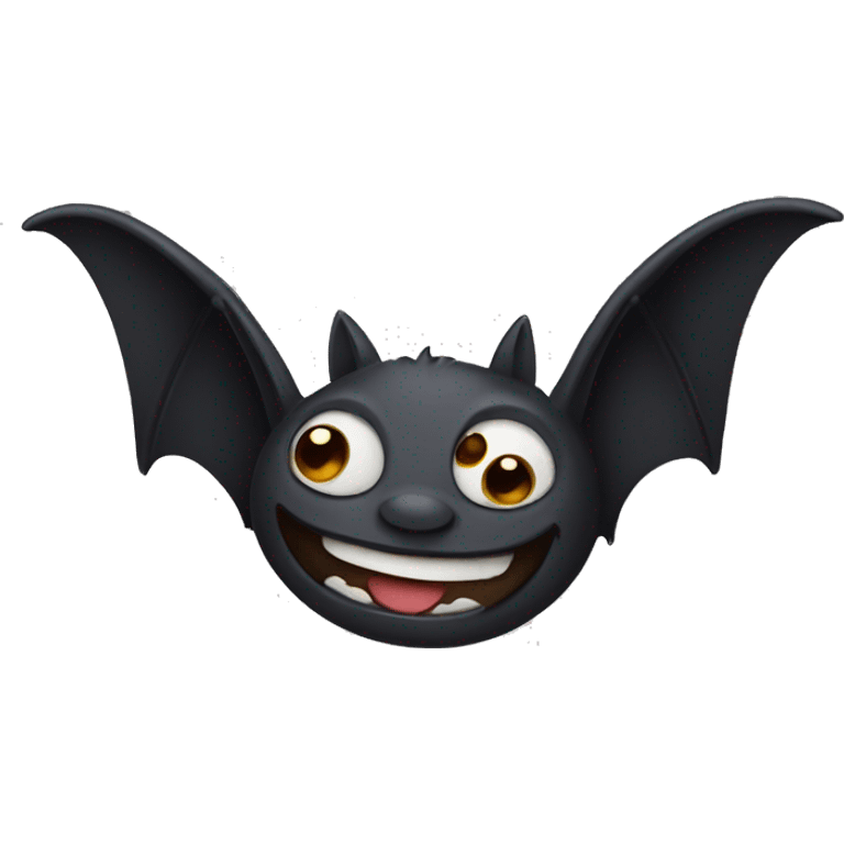 Bat smiling emoji