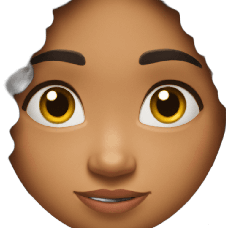 Moana face emoji