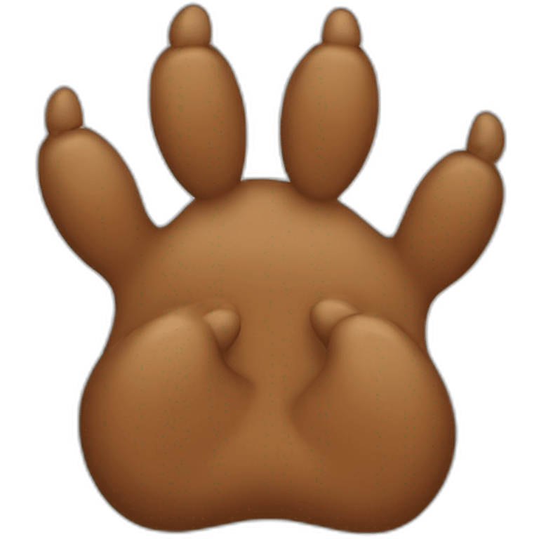 bear paws exchaning emoji