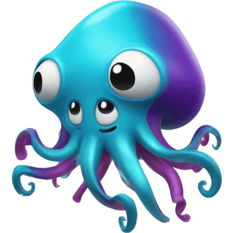 Splatoon squid emoji