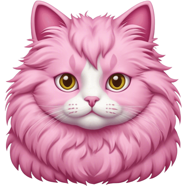 Pink cat emoji