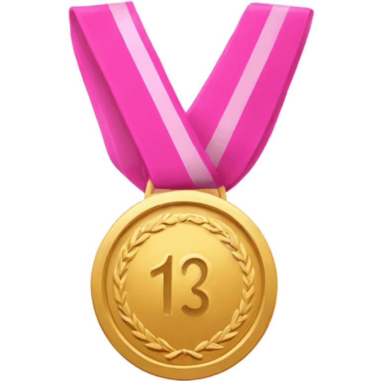 PINK AWARD MEDAL emoji