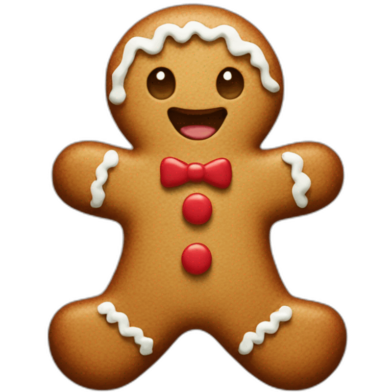 gingerbread man emoji