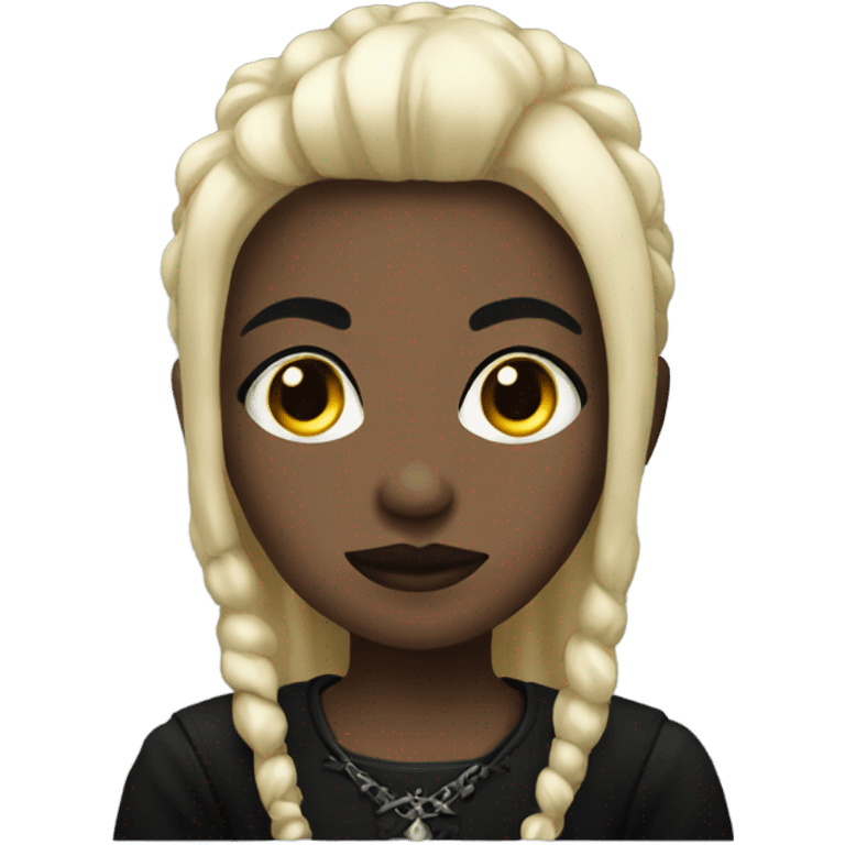 Gothic black emoji